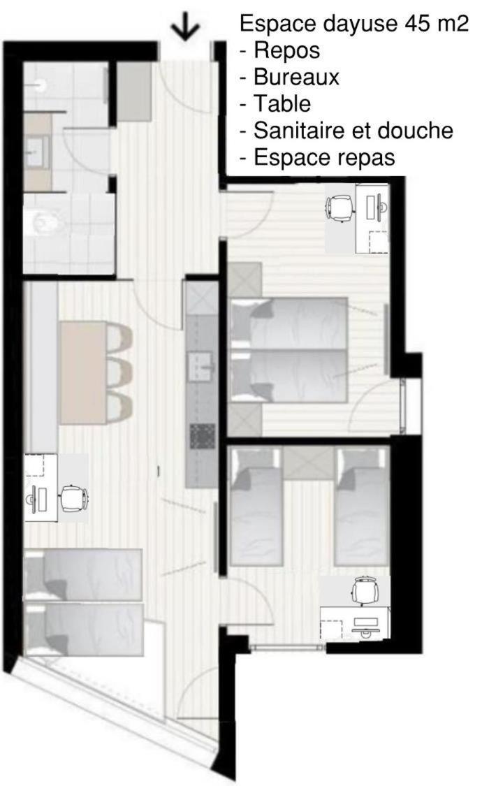 Chati-Bourg Citea Express Dayuse - Suite 3 Pieces W -- 25 Min Paris Montparnasse -- 15 Min Velizy Châtillon Εξωτερικό φωτογραφία